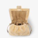 FENDI Mamma Baguette Medium Beige shearling bag - Image 2
